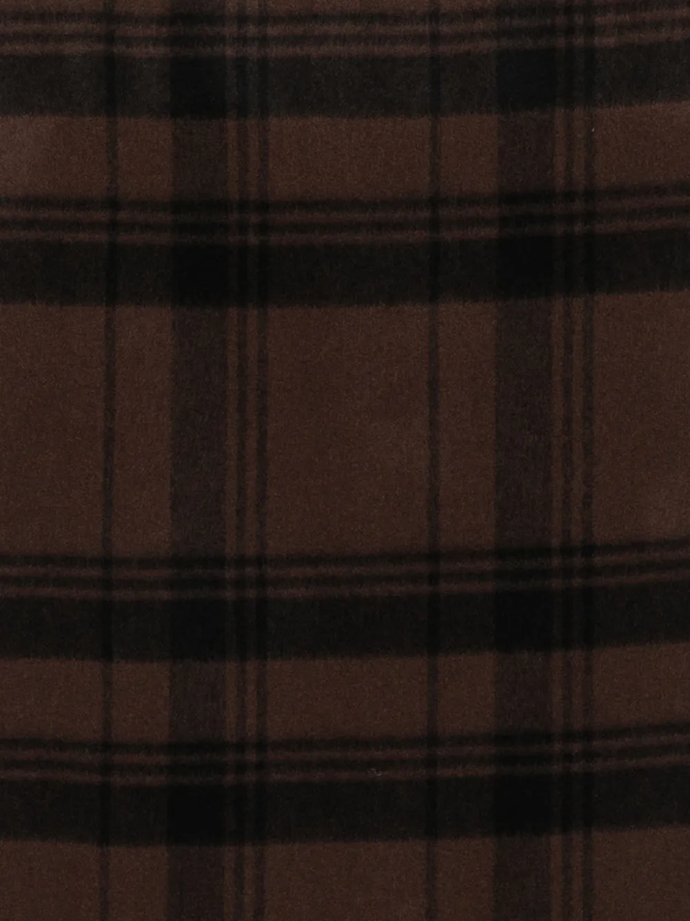 Gant check wool scarf Bruin