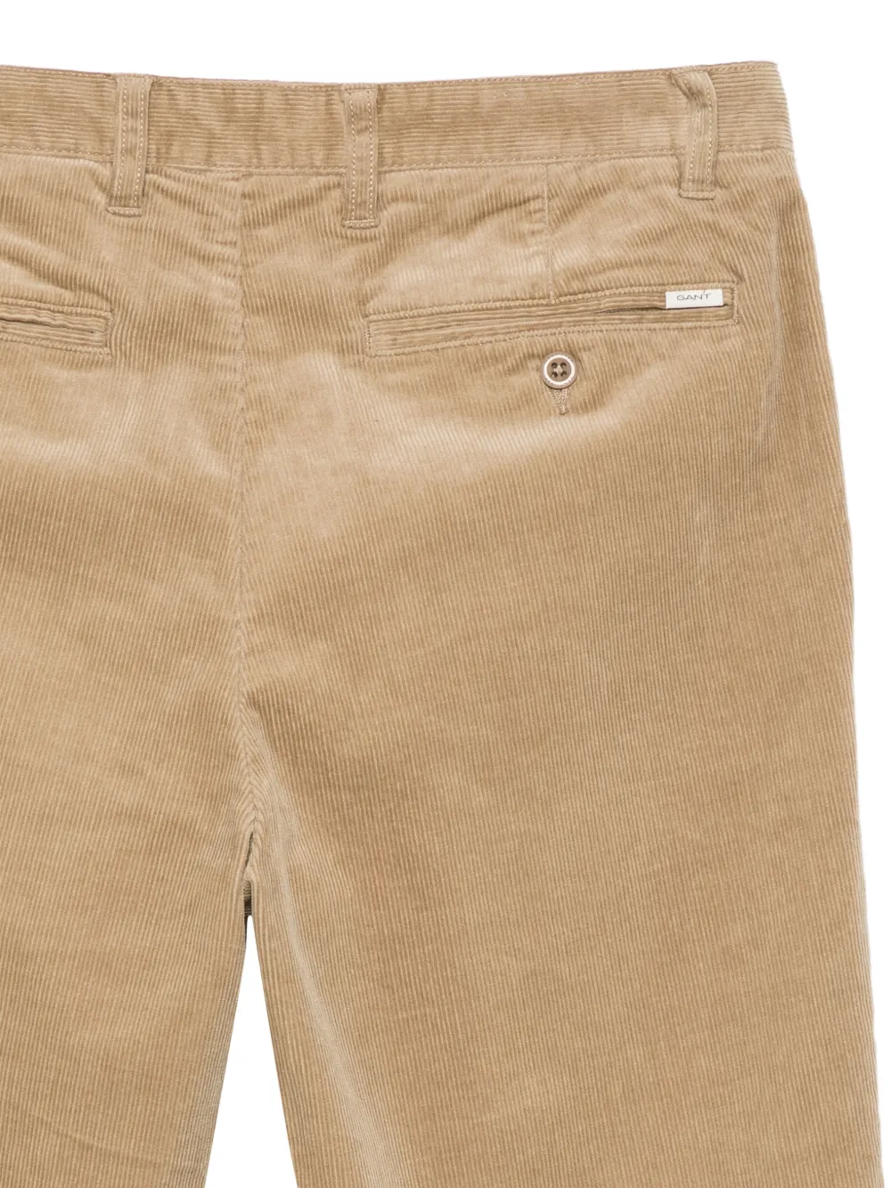 Gant slim corduroy chino trousers Bruin