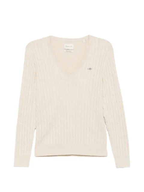 Gant jersey con cuello en V