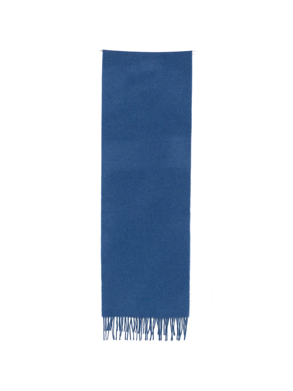 Gant fringed wool scarf - Blu
