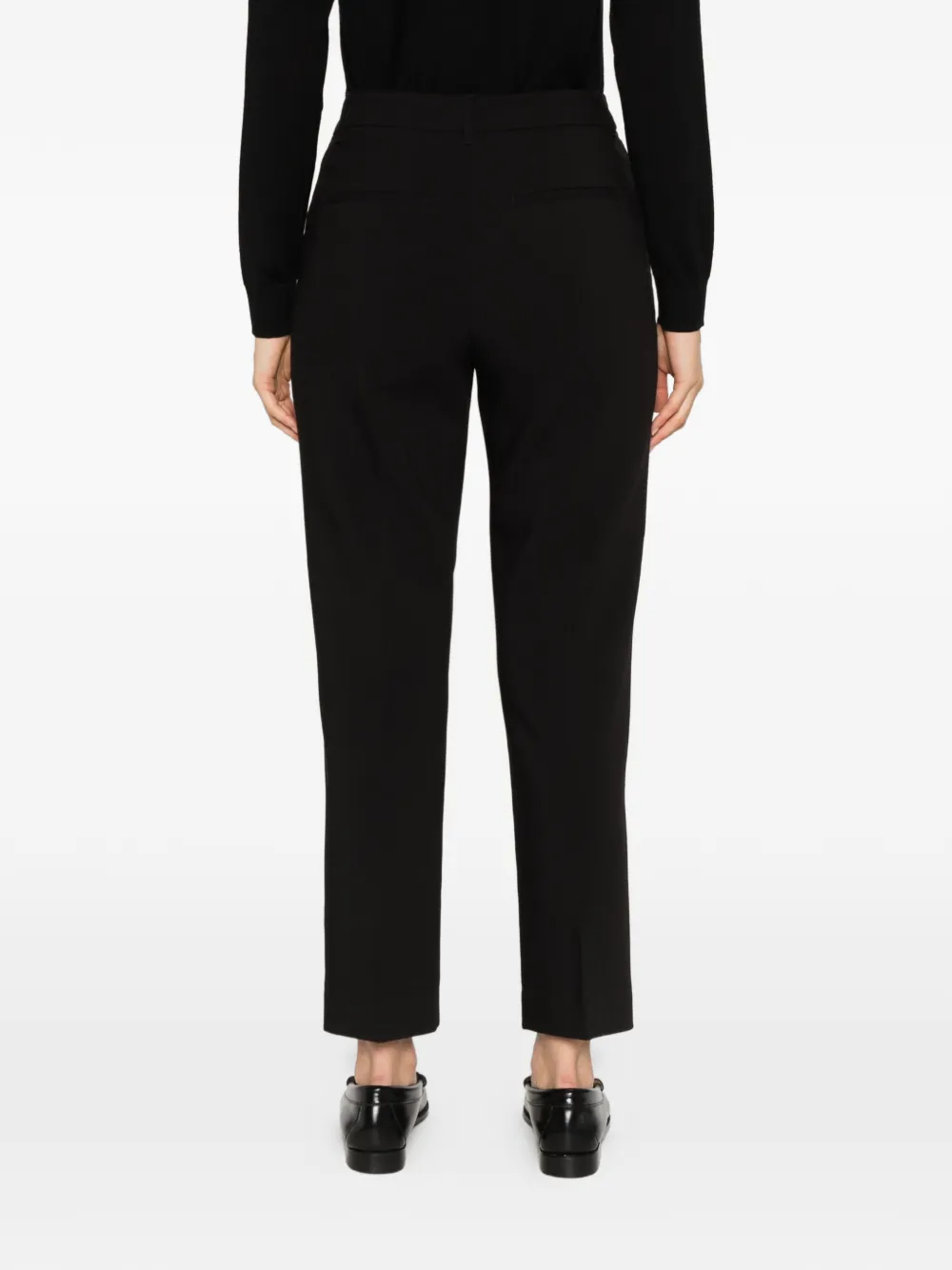 Gant slim-fit cropped trousers Zwart