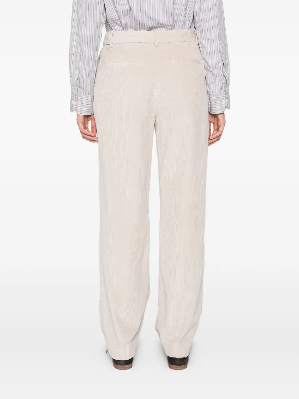 Gant Ribfluwelen pantalon Beige