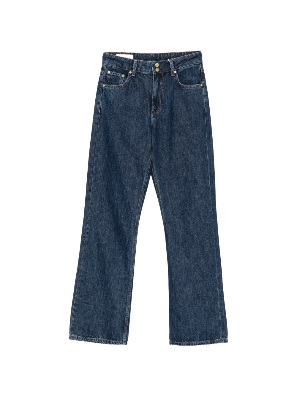 Gant belt-loop double-button jeans - Blu