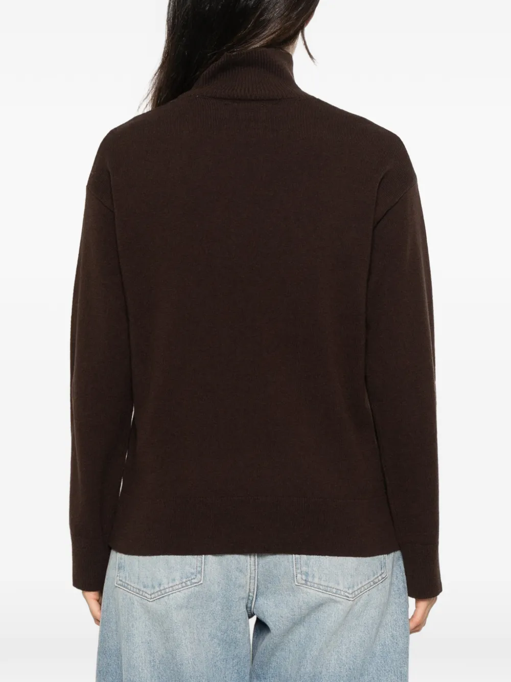 Gant superfine lambswool sweater Bruin