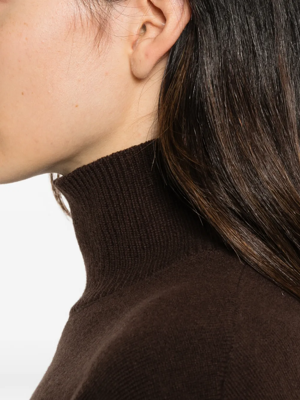 Gant superfine lambswool sweater Bruin