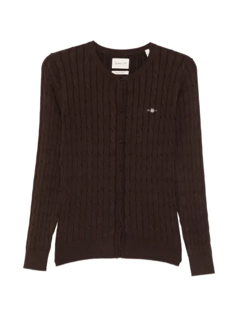 Gant cable-knit cardigan