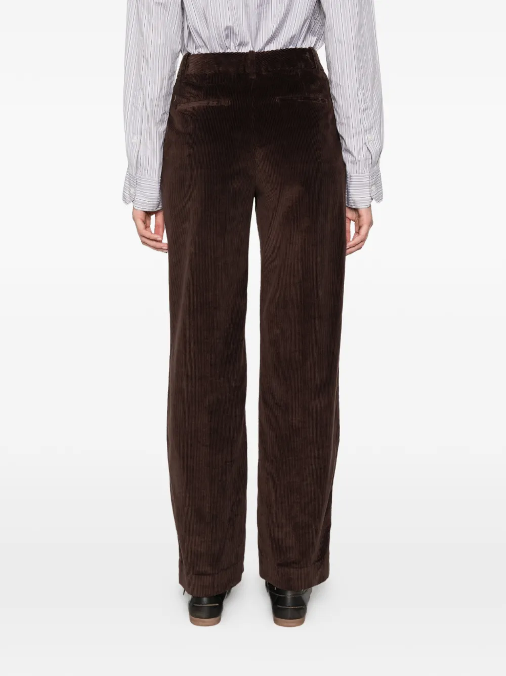Gant Ribfluwelen pantalon Bruin