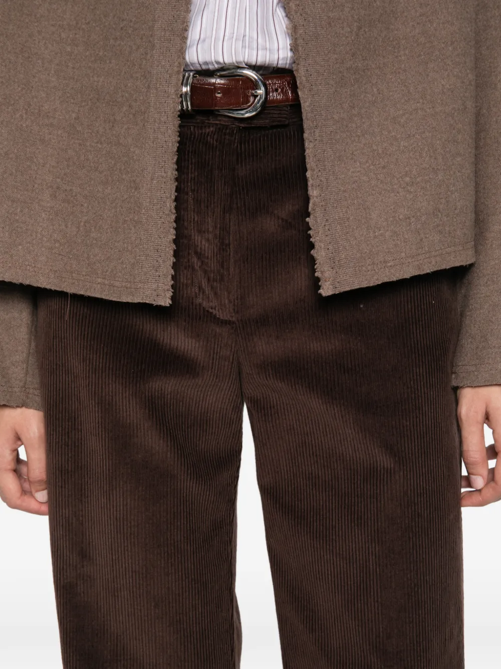 Gant Ribfluwelen pantalon Bruin