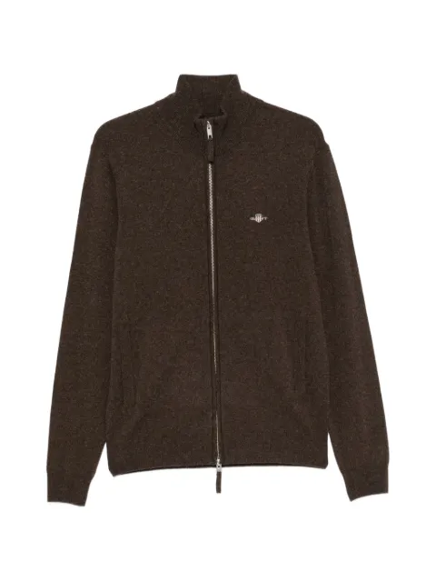 Gant zip-up cardigan