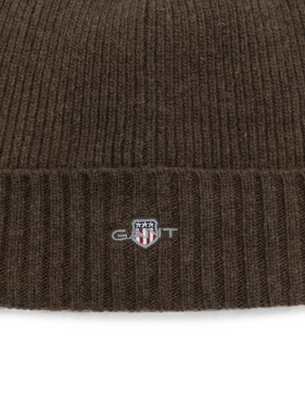 Gant Shield muts met geborduurd logo Bruin