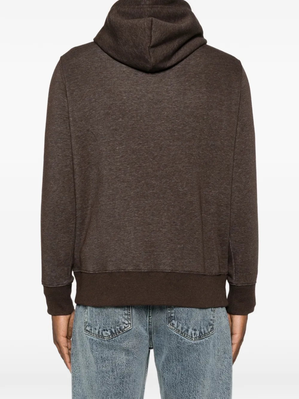 Gant Shield hoodie met trekkoord Bruin