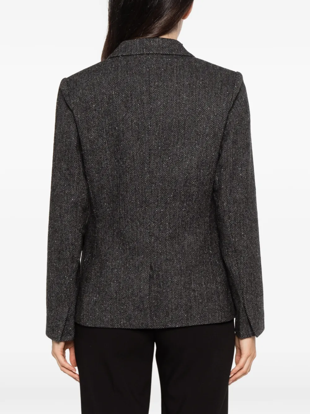Gant herringbone-pattern blazer Grijs