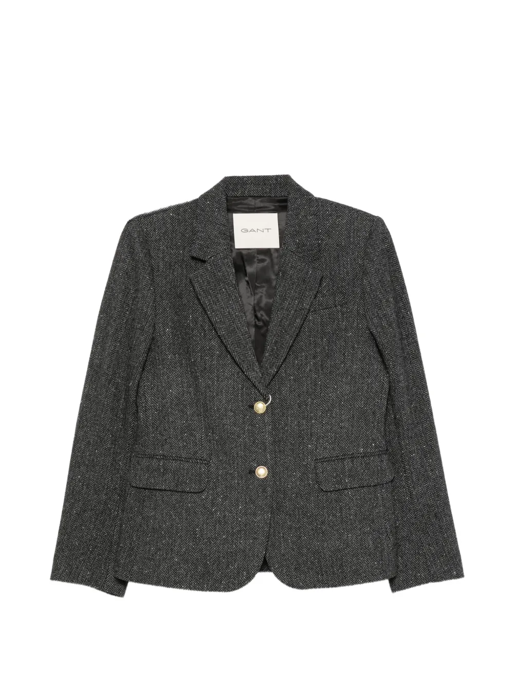 Gant herringbone-pattern blazer Grijs