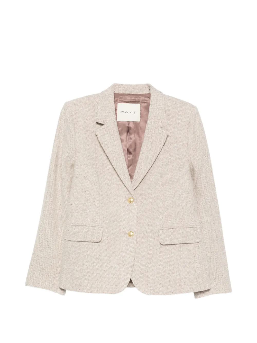 Gant herringbone blazer Beige