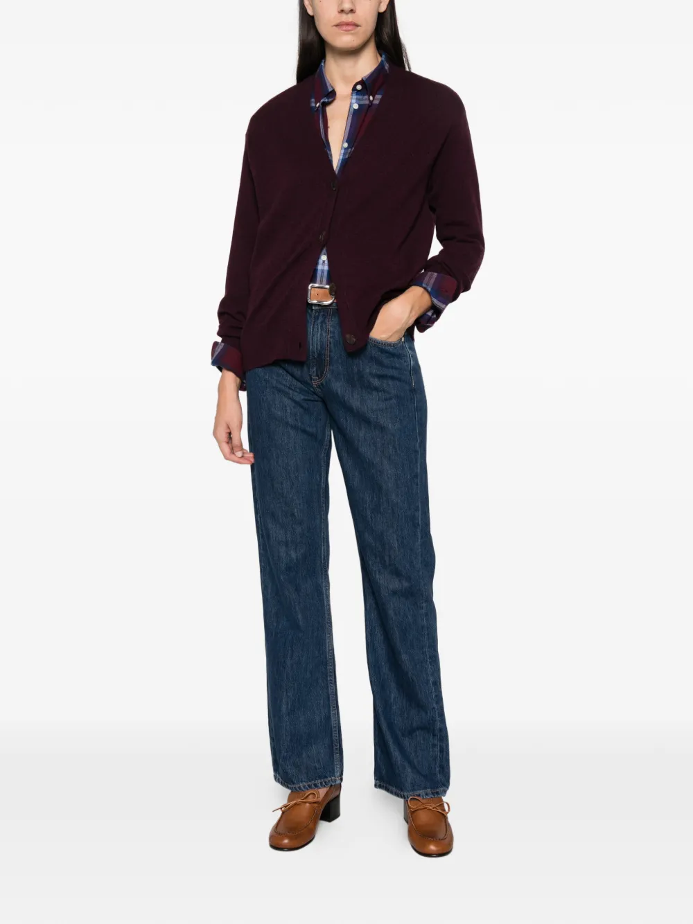 Gant button-fastening cardigan - Violet