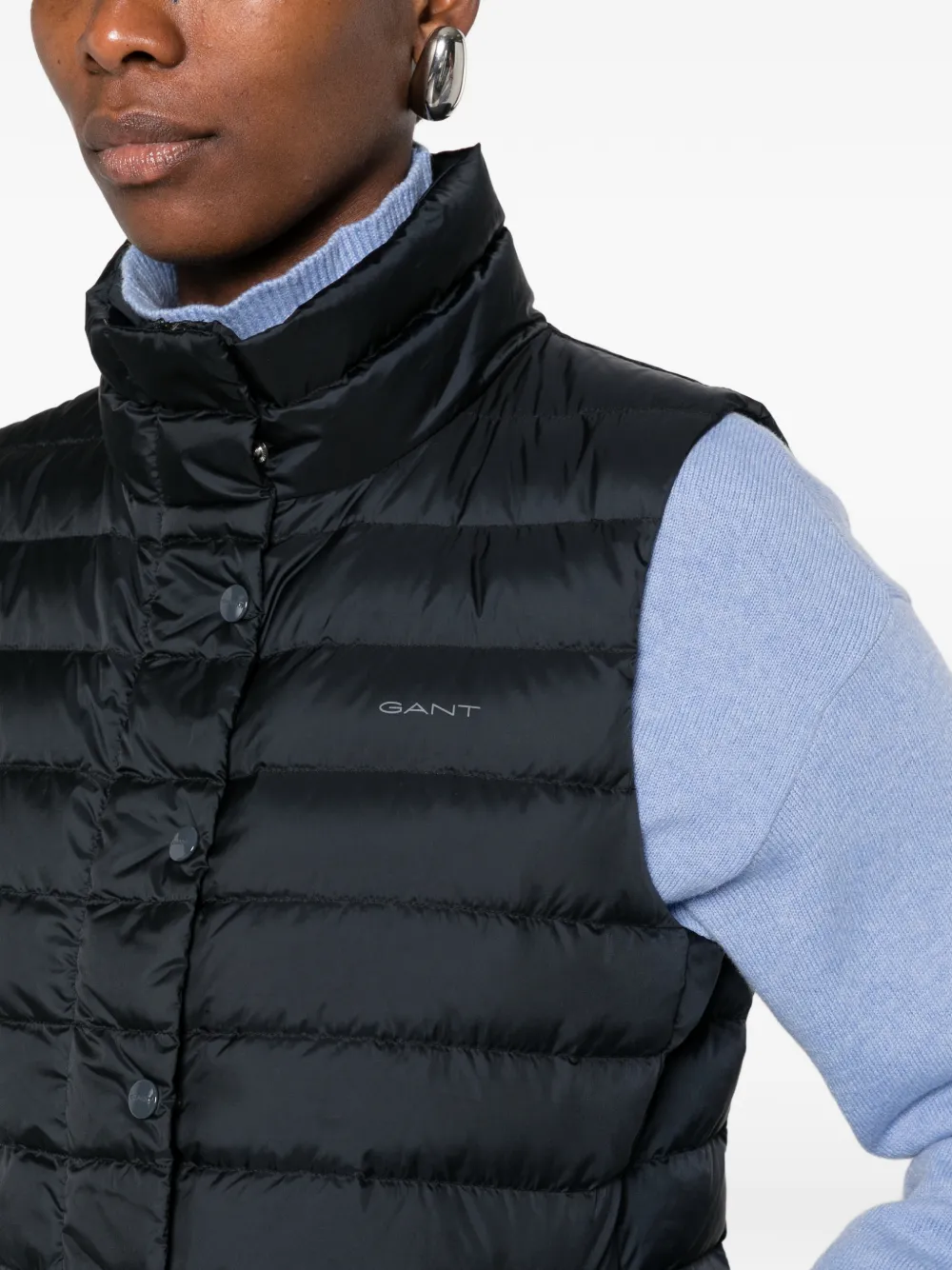 Gant Gewatteerde bodywarmer Zwart