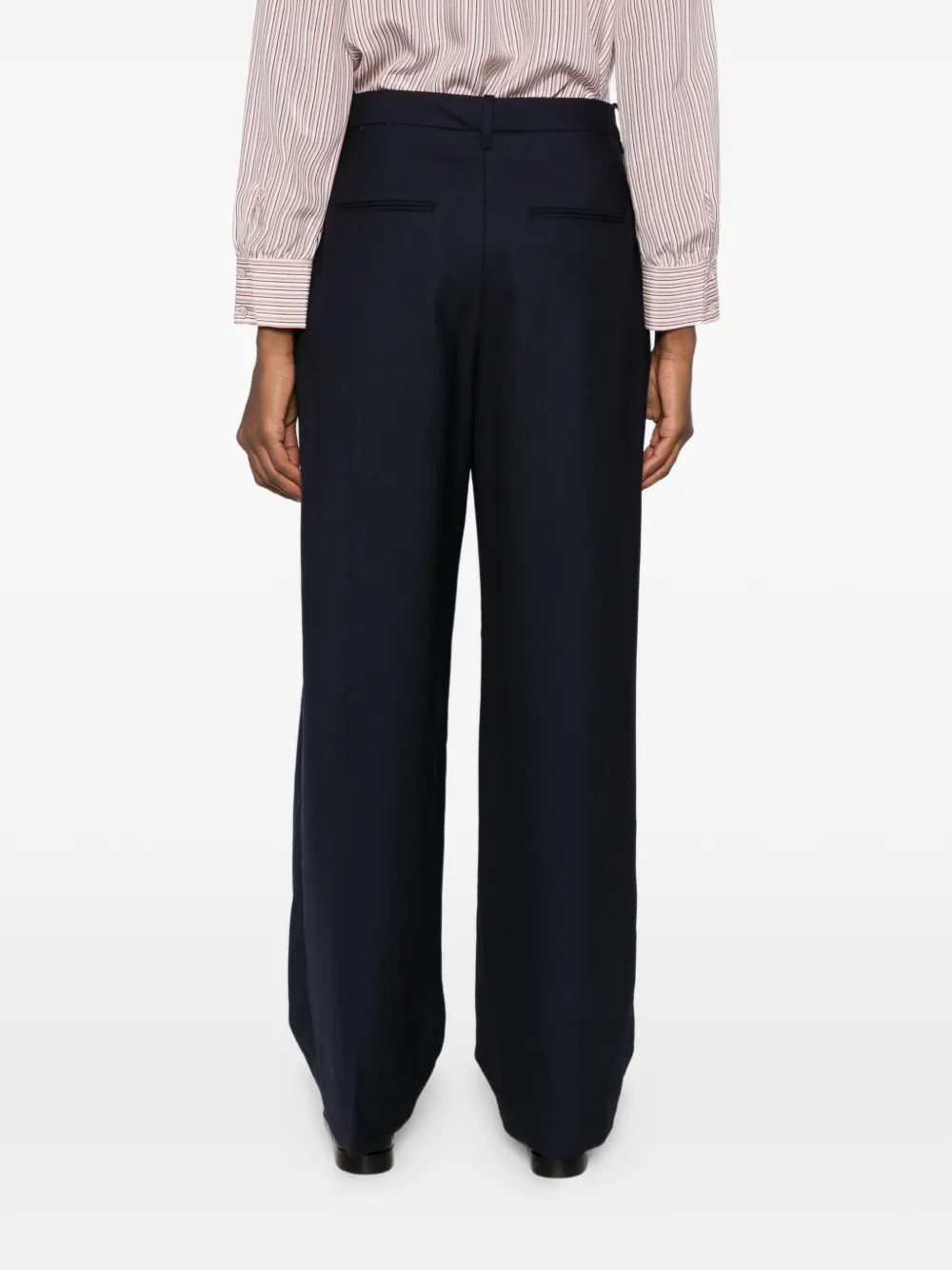Gant Wollen pantalon Blauw