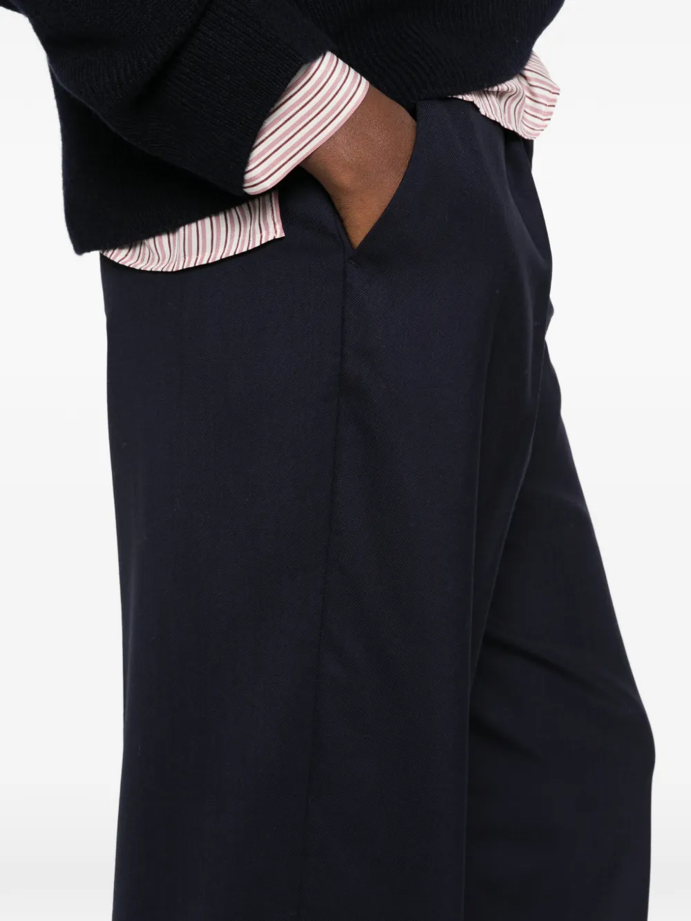 Gant Wollen pantalon Blauw