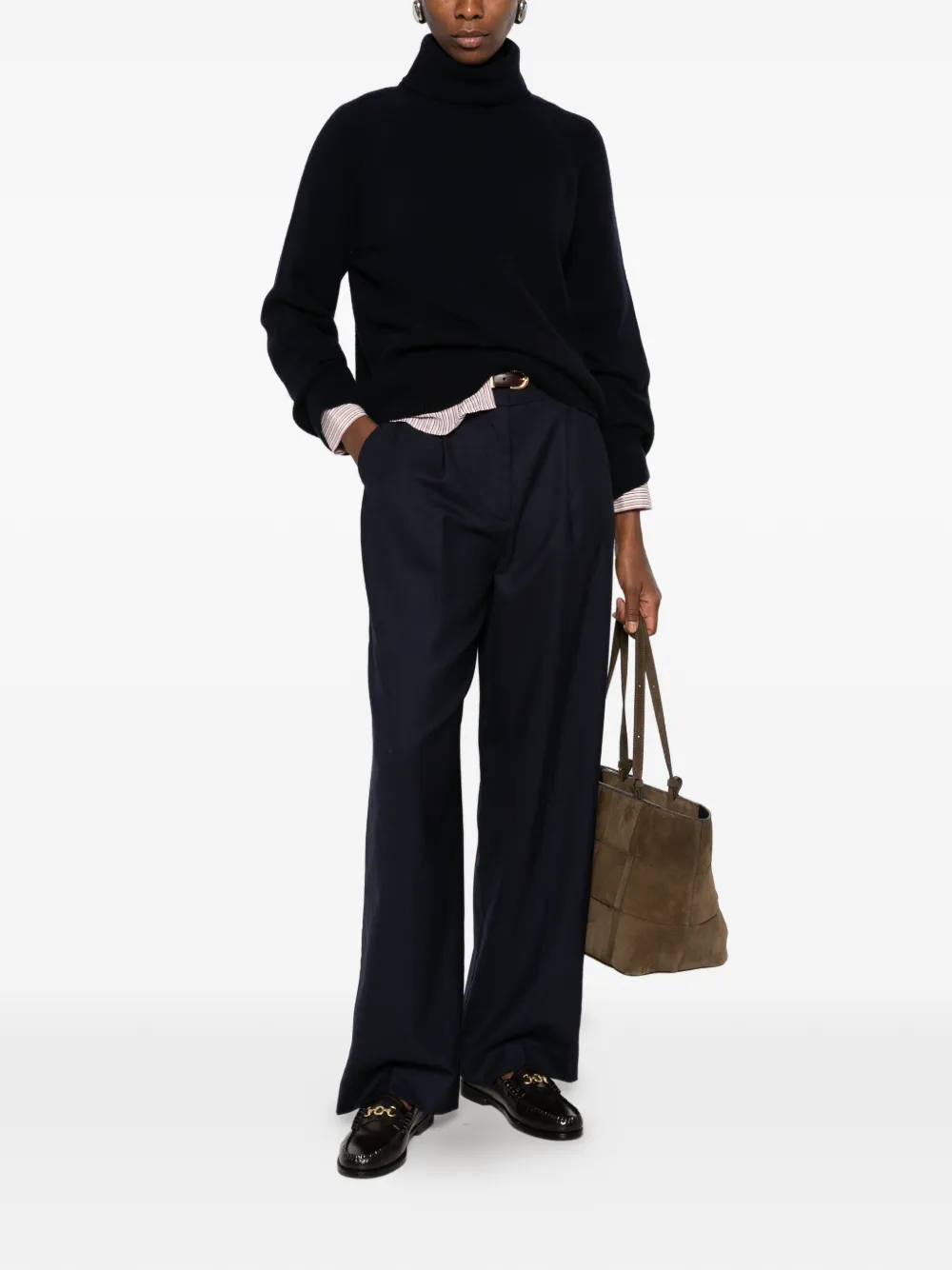 Gant Wollen pantalon Blauw