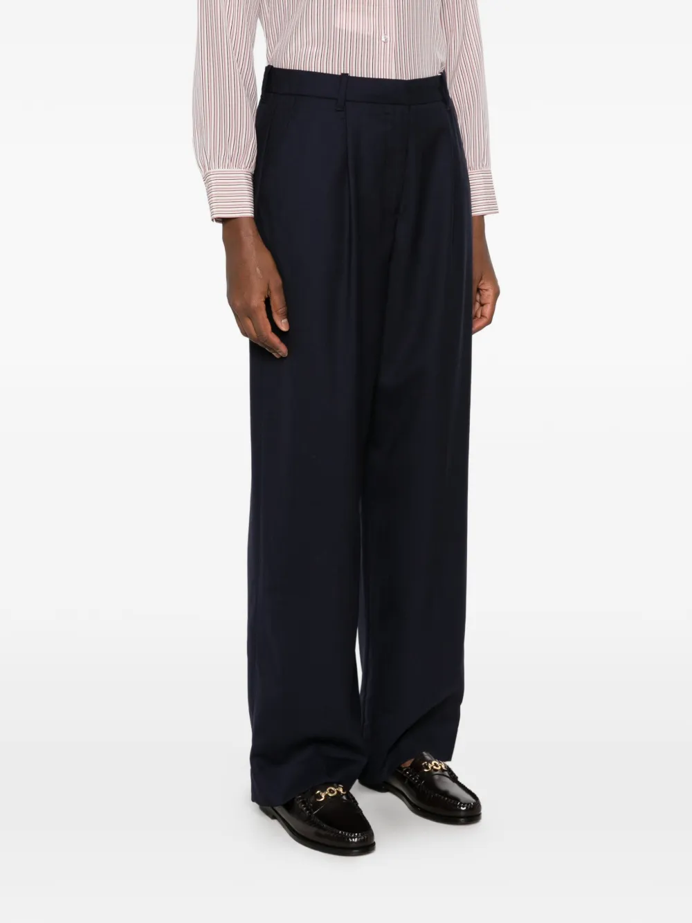 Gant Wollen pantalon Blauw