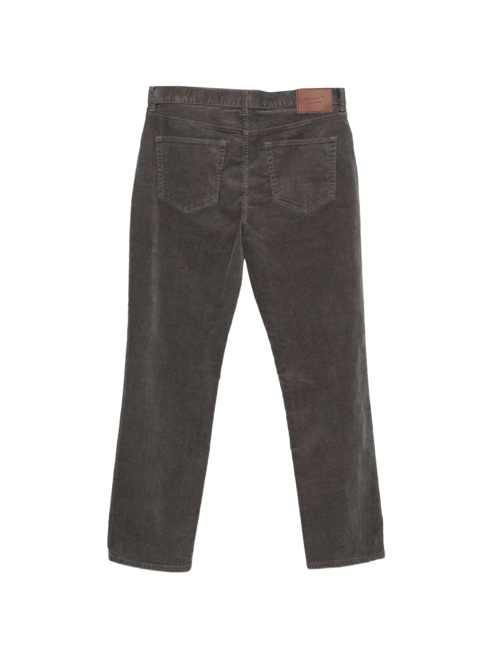 Gant Ribfluwelen straight broek Grijs