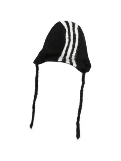 Y-3 x Yohji Yamamoto 3S stripe-detail beanie hat