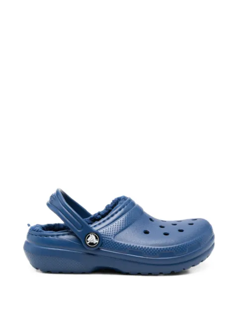 Crocs Kids fleece-lined slingback clogs