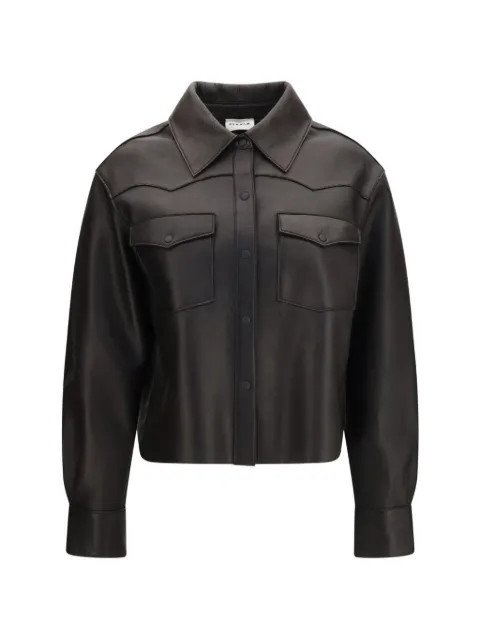 P.A.R.O.S.H. western-yoke leather jacket
