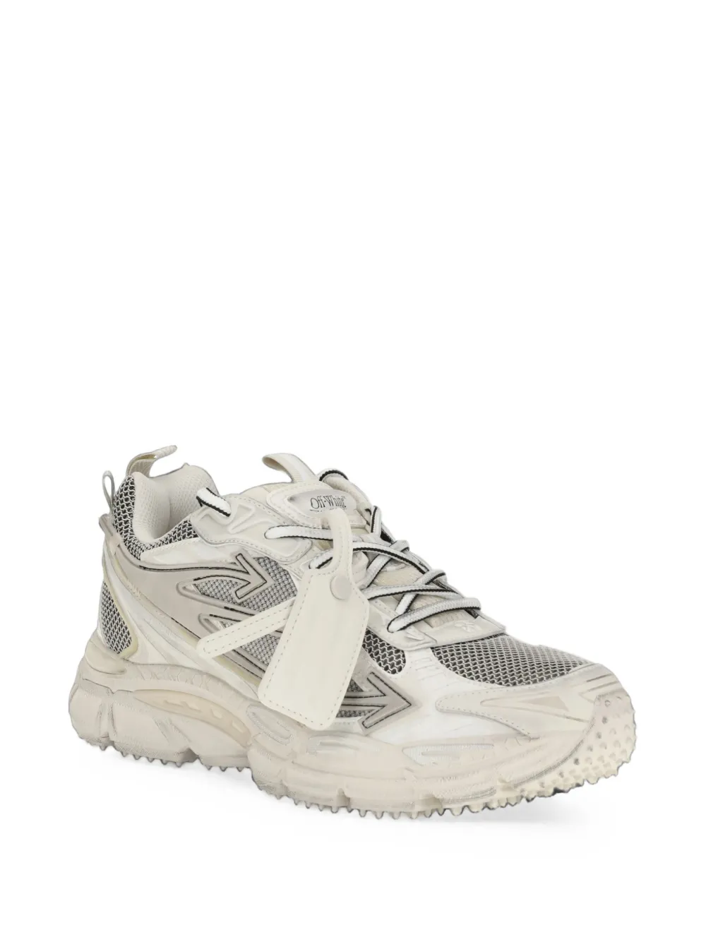 Off-White Be Right Back Arrows-motif panelled sneakers Wit