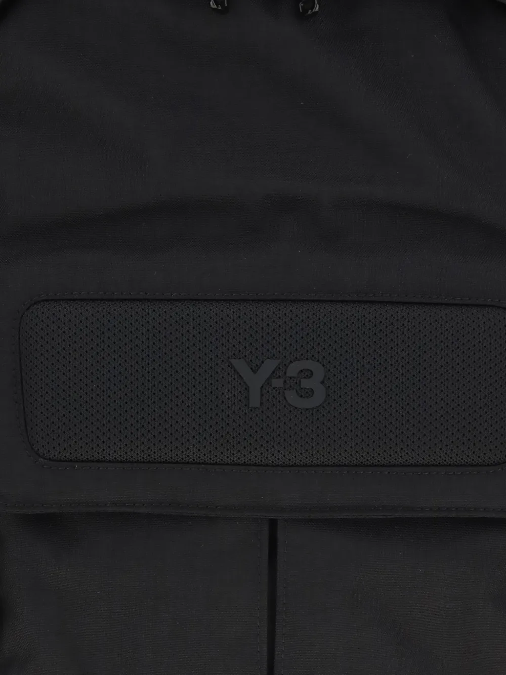 Y-3 Rugzak met logopatch Zwart
