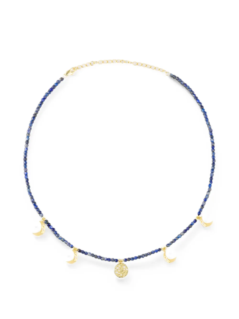 Eshvi Star Moon charm necklace