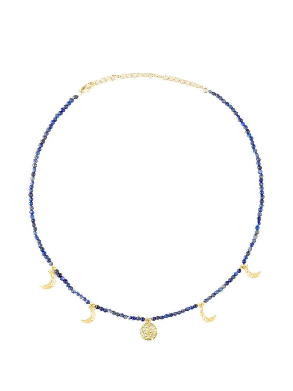 Eshvi Star Moon charm necklace