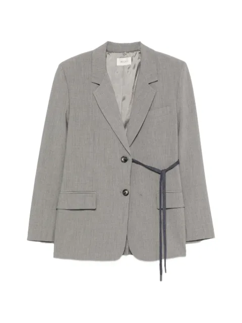 VICOLO tie-fastening notched-lapels blazer