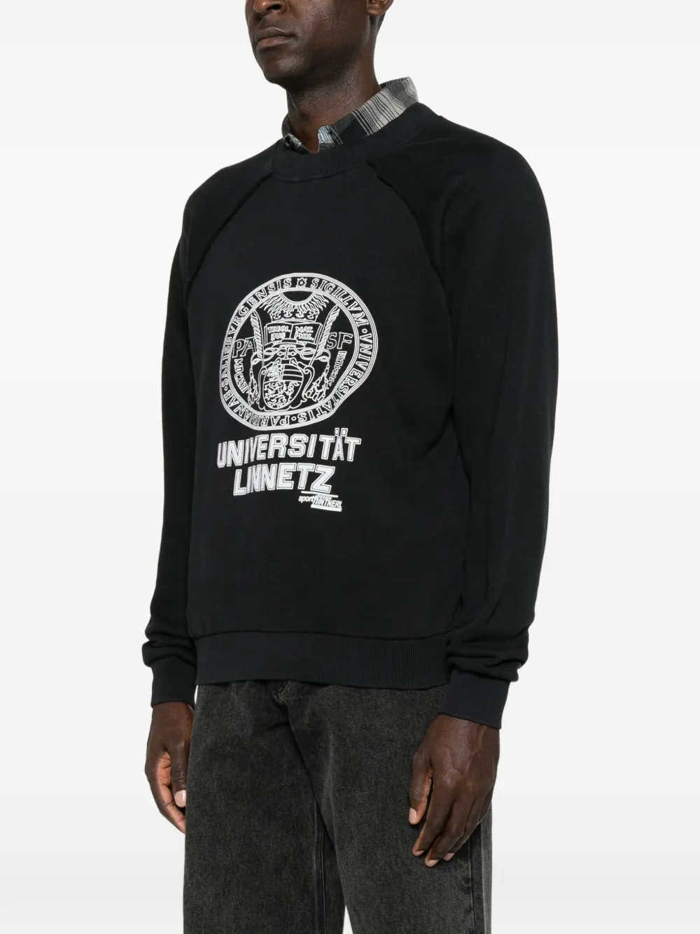 ERL Sweater met print Zwart