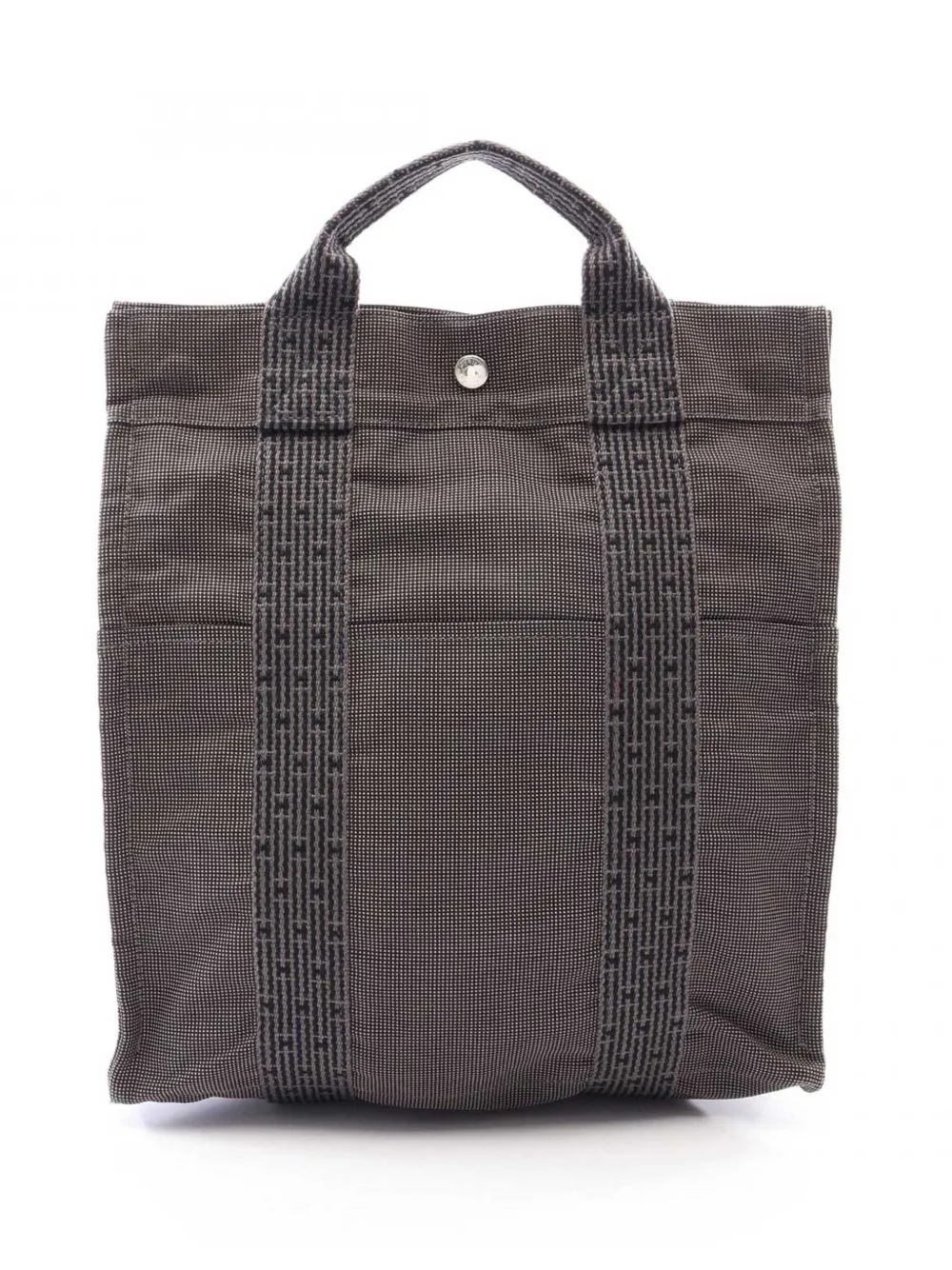 Hermès Pre-Owned sac à dos Herline MM en toile (2000-2026) - Gris Hermès Pre-Owned sac à dos Herline MM en toile (2000-2026) - Gris