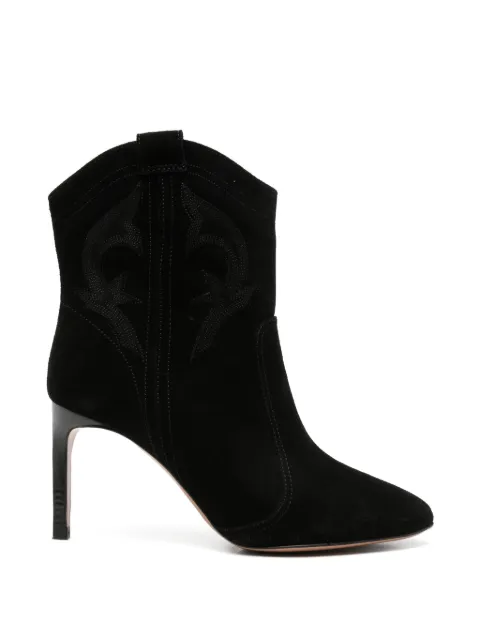 Ba&Sh Caitlin embroidered suede cowboy boots