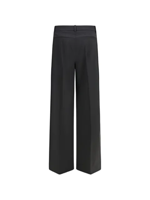P.A.R.O.S.H. side-stripe wide-leg trousers