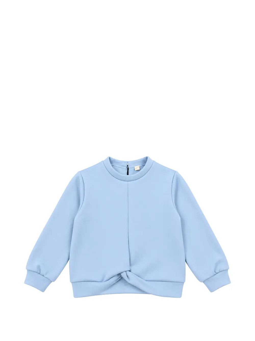 Miss Grant Kids knot-detail sweatshirt - Blu