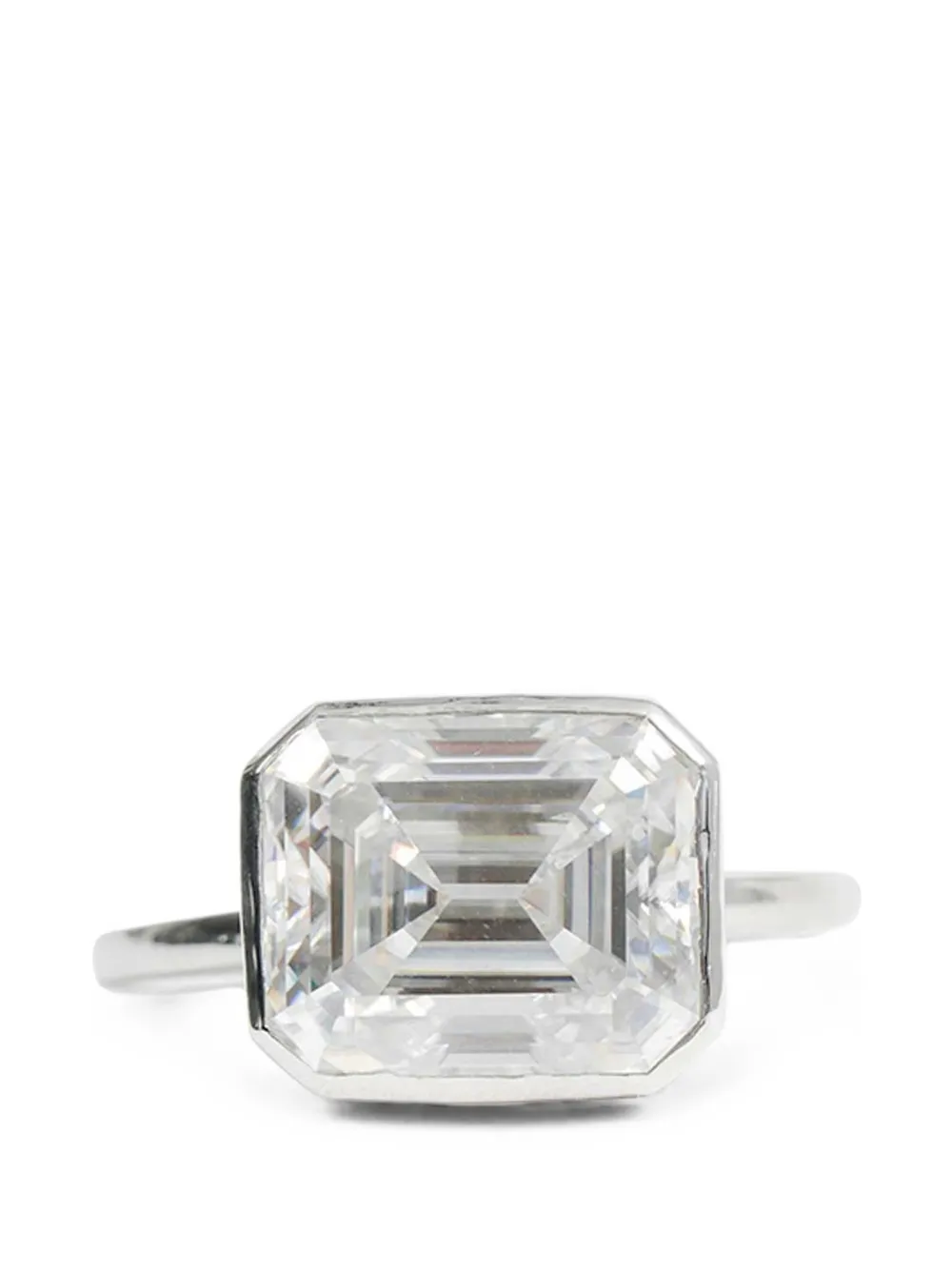 Alan Crocetti Moissanite Blade ring