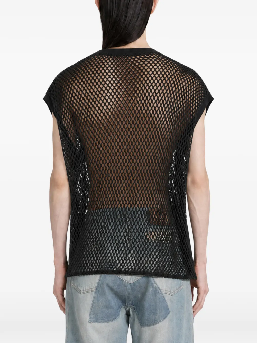 KAPITAL Katabira T-shirt met tekst-print Zwart