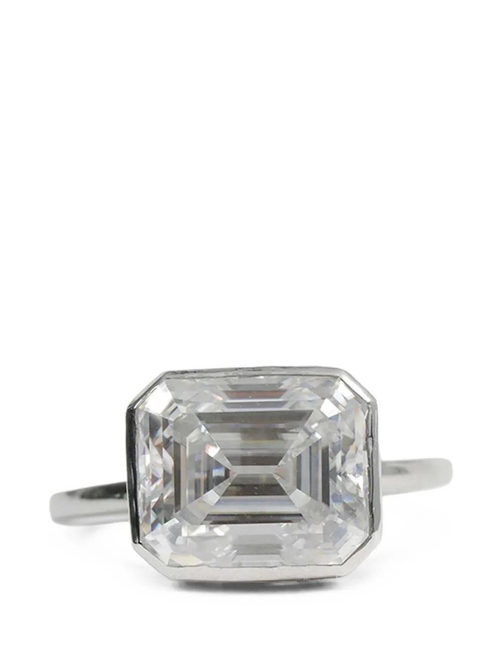 Alan Crocetti Moissanite Blade ring