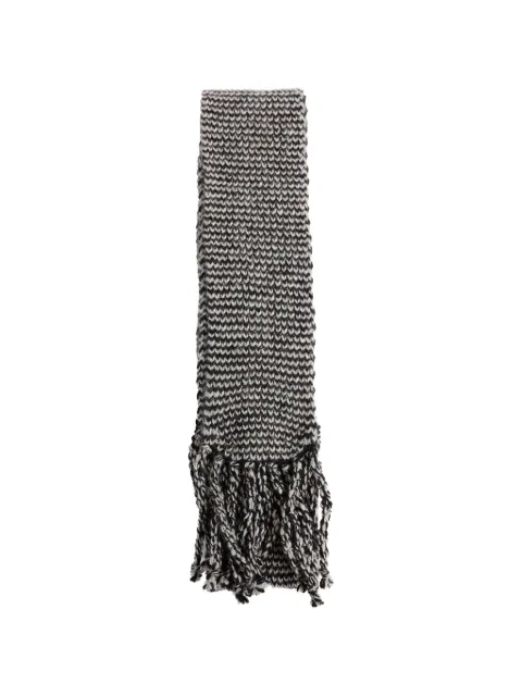Ziggy Chen crochet fringed scarf