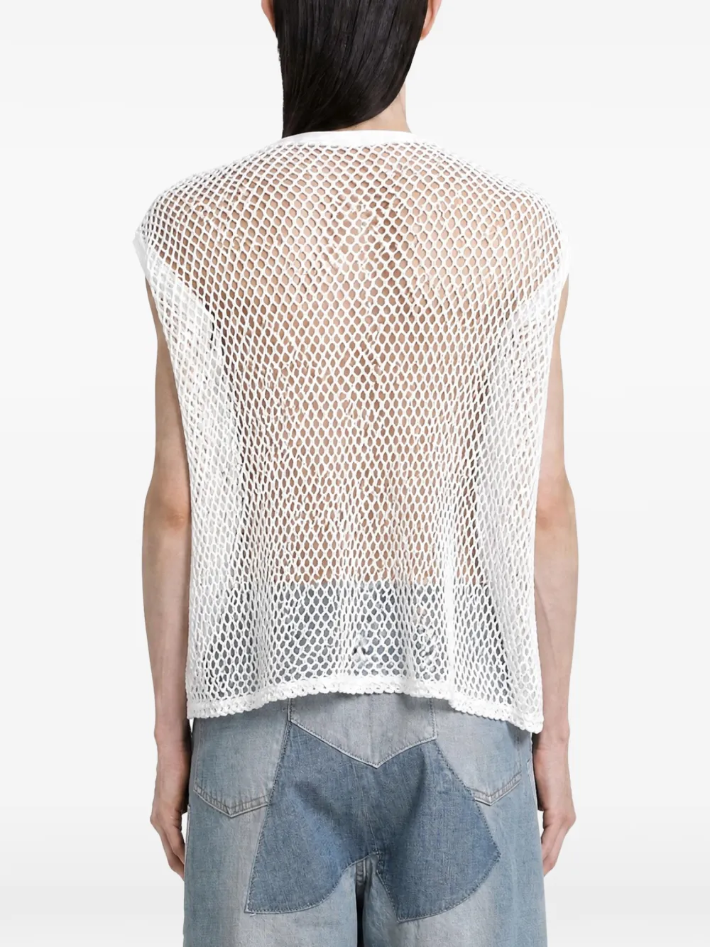 KAPITAL T-shirt met grafische print Wit