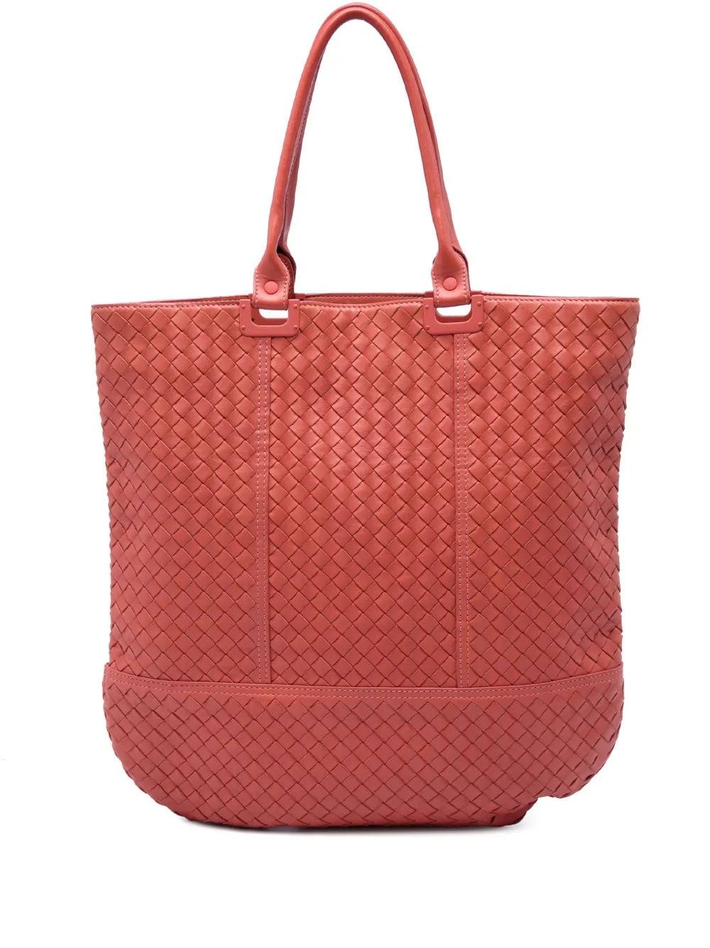 Bottega Veneta Pre-Owned 2012-2026 Intrecciato Tote Bag aus Nappaleder - Orange
