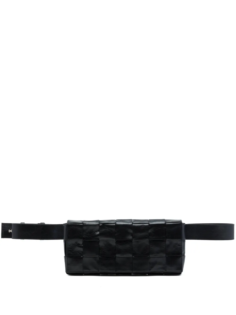 Bottega Veneta Pre-Owned 2012-2026 Stretch Paper Intrecciato Cassette Umhängetasche aus Kalbsleder - Schwarz