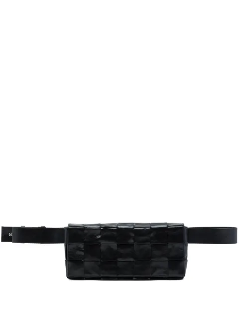 Bottega Veneta Pre-Owned 2012-2026 Stretch Paper Calfskin Intrecciato Cassette crossbody bag