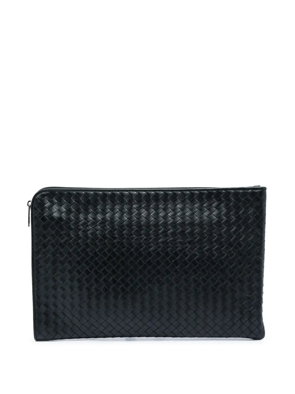 Bottega Veneta Pre-Owned 2012-2026 Clutch mit Intrecciato-Muster - Schwarz
