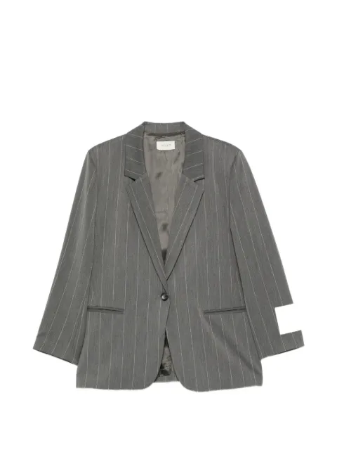 VICOLO pinstripe-pattern single-breasted blazer