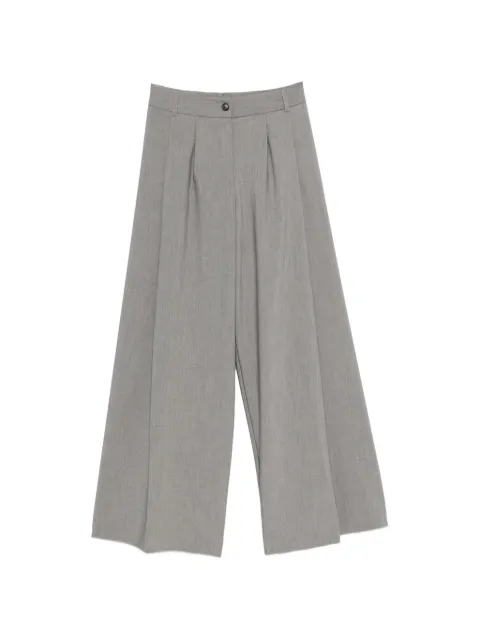 VICOLO pleat-detail wide-leg trousers