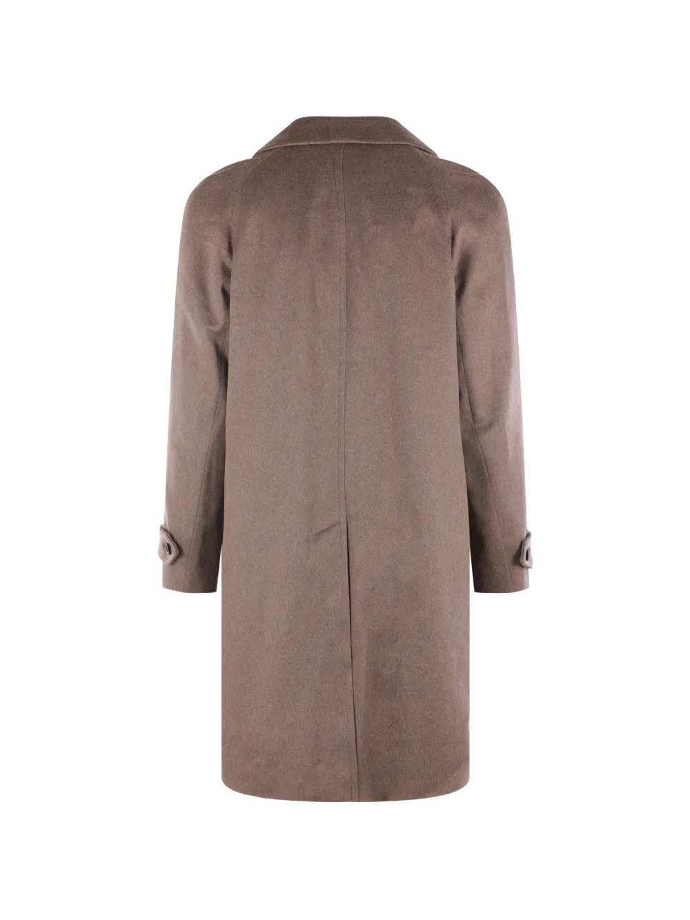 Lardini concealed-fastening coat Bruin